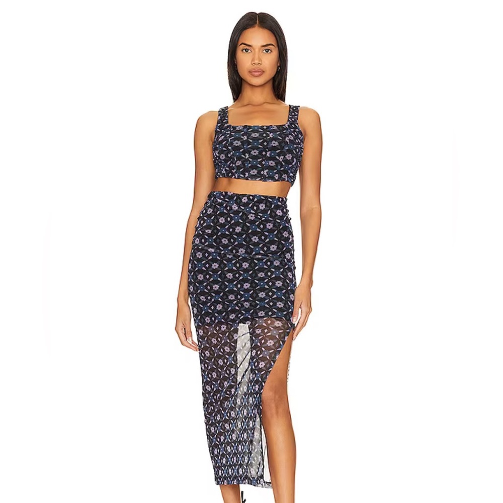 Free People Galaxy Corset Set